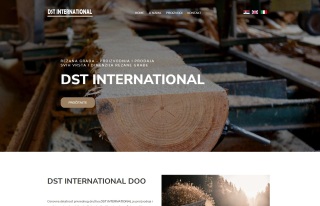 Izrada web sajta za DST INTERNATIONAL DOO