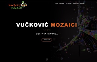 Izrada web sajta za VUČKOVIĆ MOZAICI