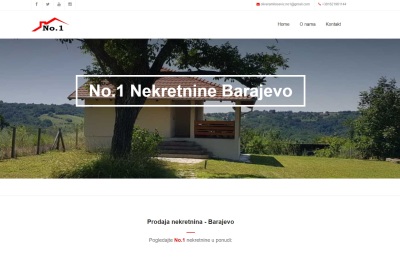 Izrada web sajta za Barajevo Nekternine