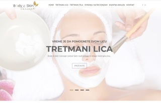 Izrada web sajta za Body & Skin Concept centar