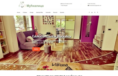 Izrada web sajta za Edukativni Centar Mućkalica