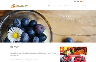 Izrada web sajta za FFD FRUIT