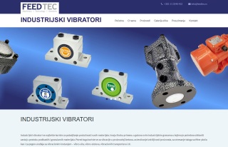 Izrada web sajta za Industrijski vibratori 