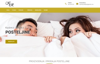 Izrada web sajta za PRODAJA POSTELJINE