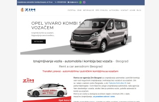 Izrada web sajta za Rent a car Beograd